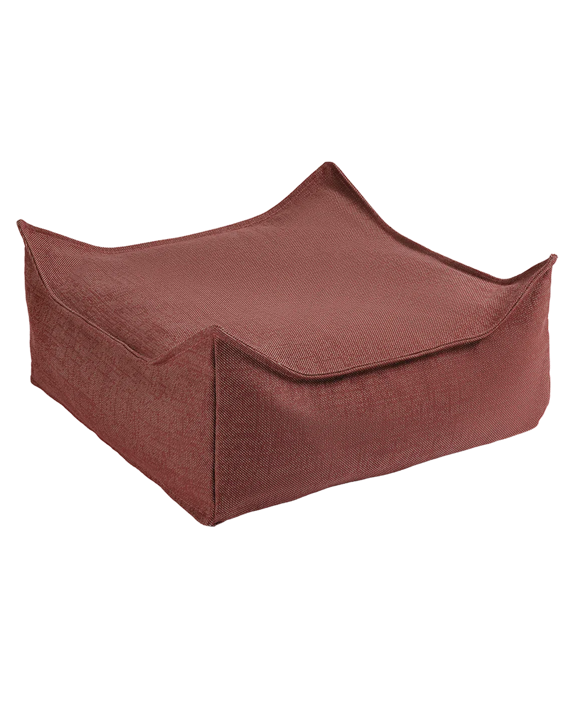 Pomegranate Outdoor Square Ottoman