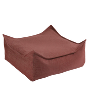 Pomegranate Outdoor Square Ottoman