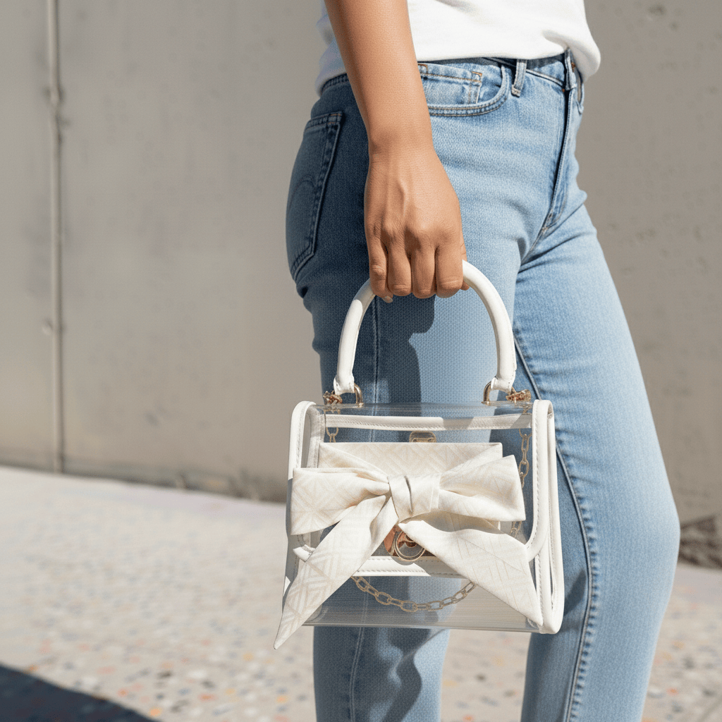 The Perfect Bow Bag (white)