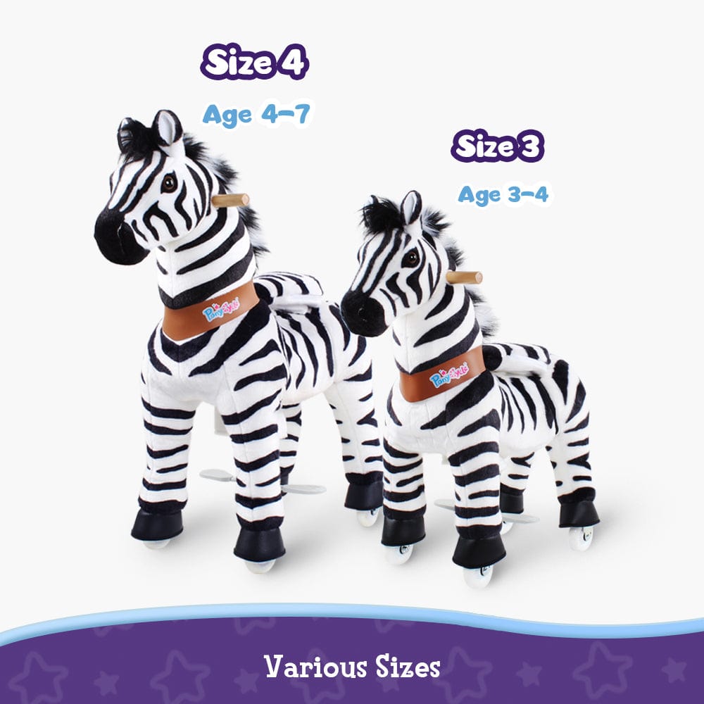 Model U Ride-on Animal Zebra Age 4-8