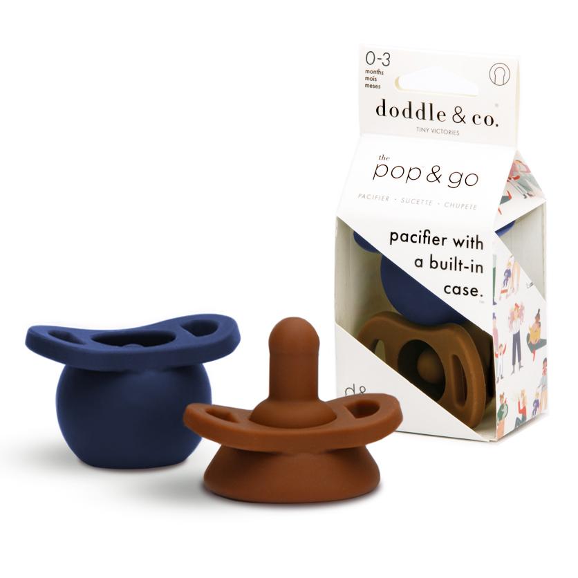 Pop & Go Pacifiers - Blush/lilac