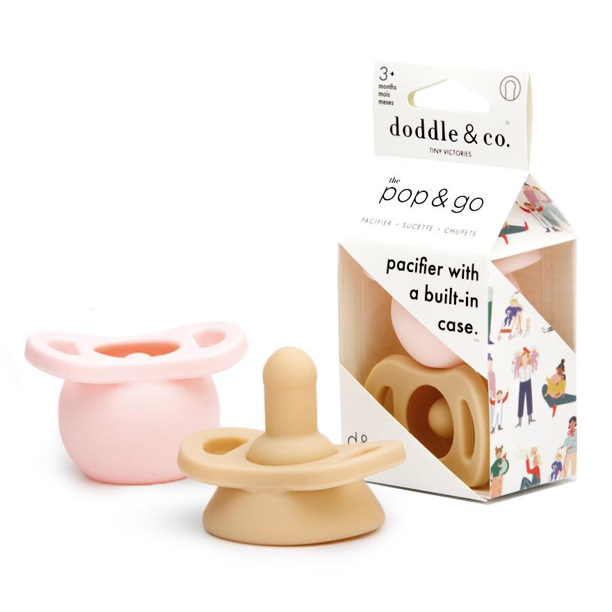 Pop & Go Pacifiers - Blush/lilac