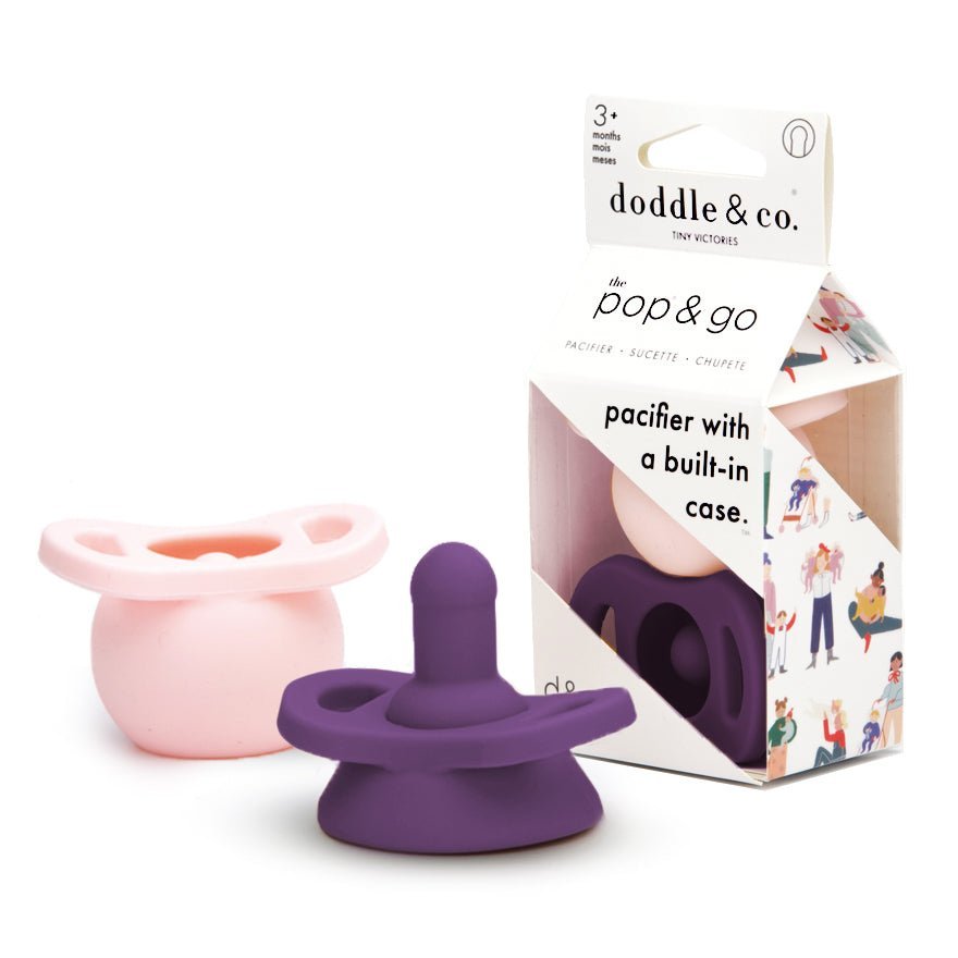 Pop & Go Pacifiers - Blush/smash Cake