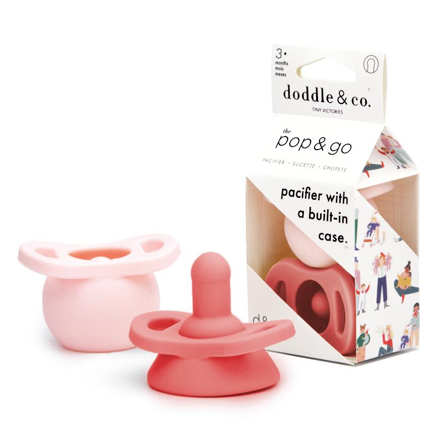 Pop & Go Pacifiers - Blush/smash Cake