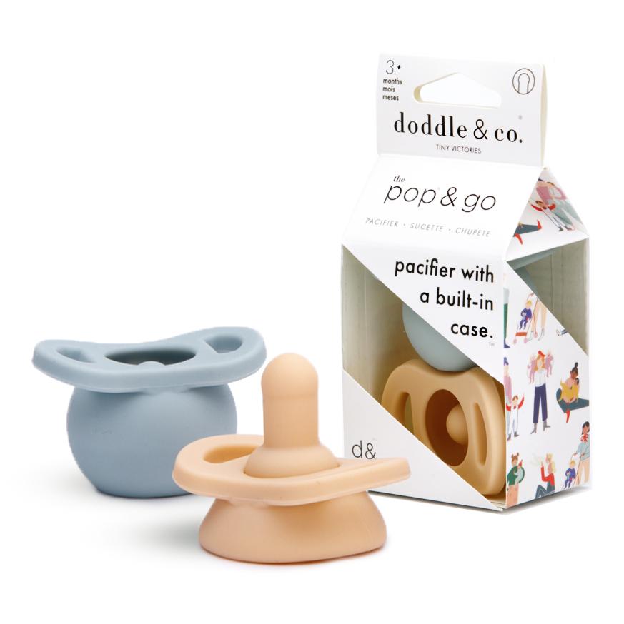 Pop & Go Pacifiers - Blush/smash Cake
