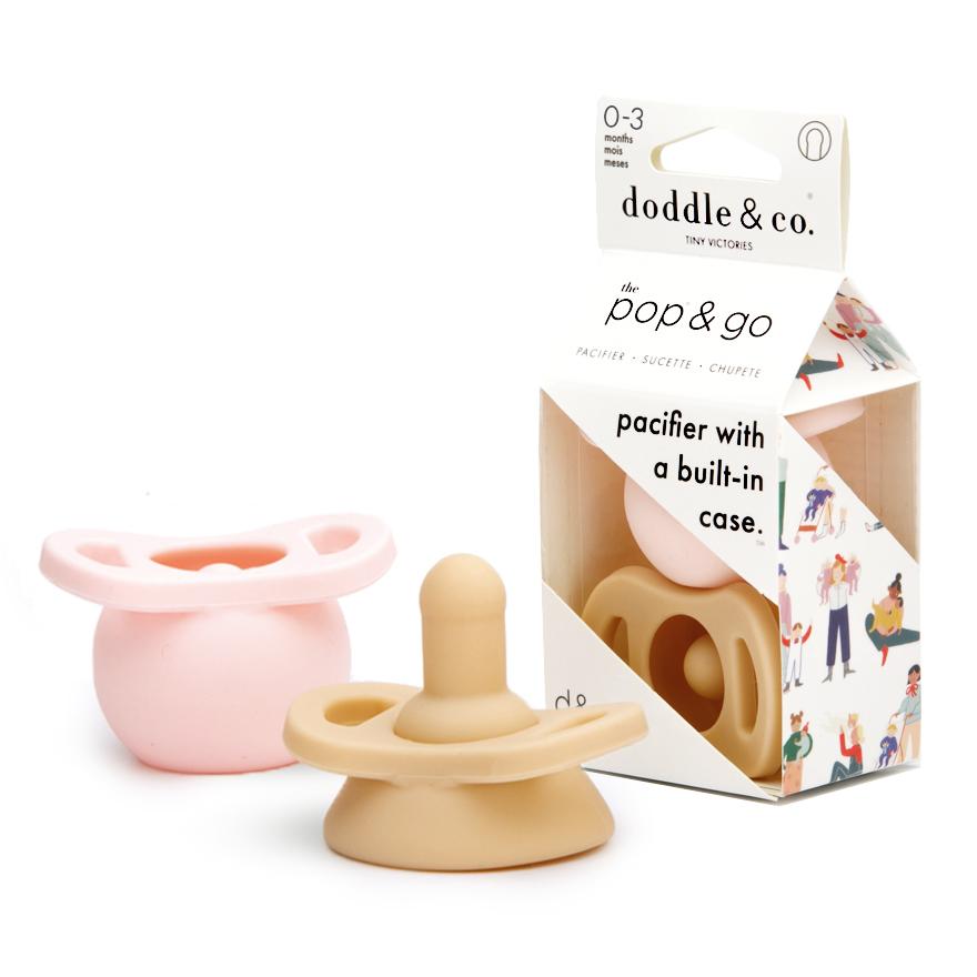 Pop & Go Pacifiers - Blush/smash Cake