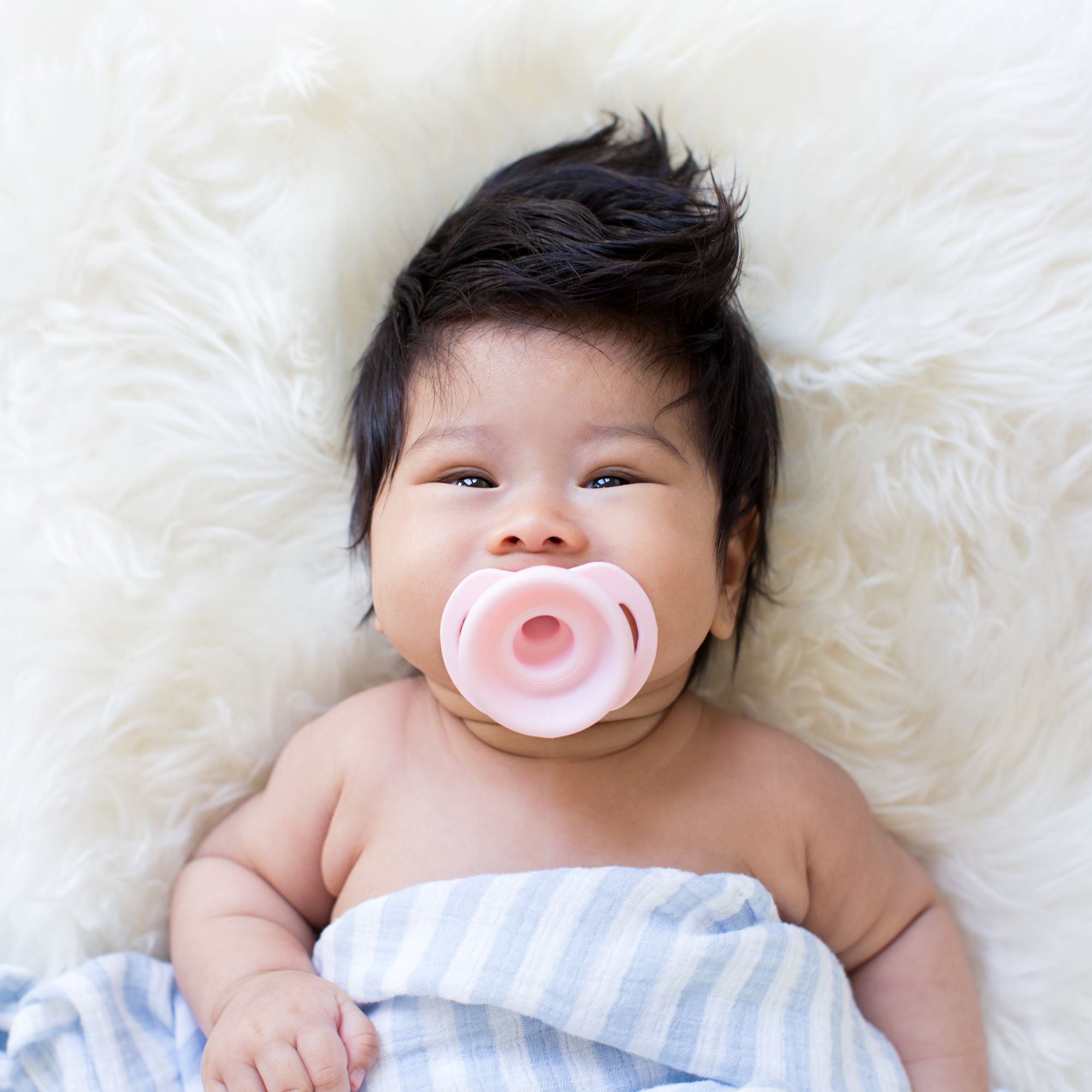 Pop & Go Pacifiers - Marble Grey/shore