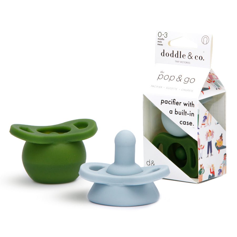 Pop & Go Pacifiers - Scout/cloud 9
