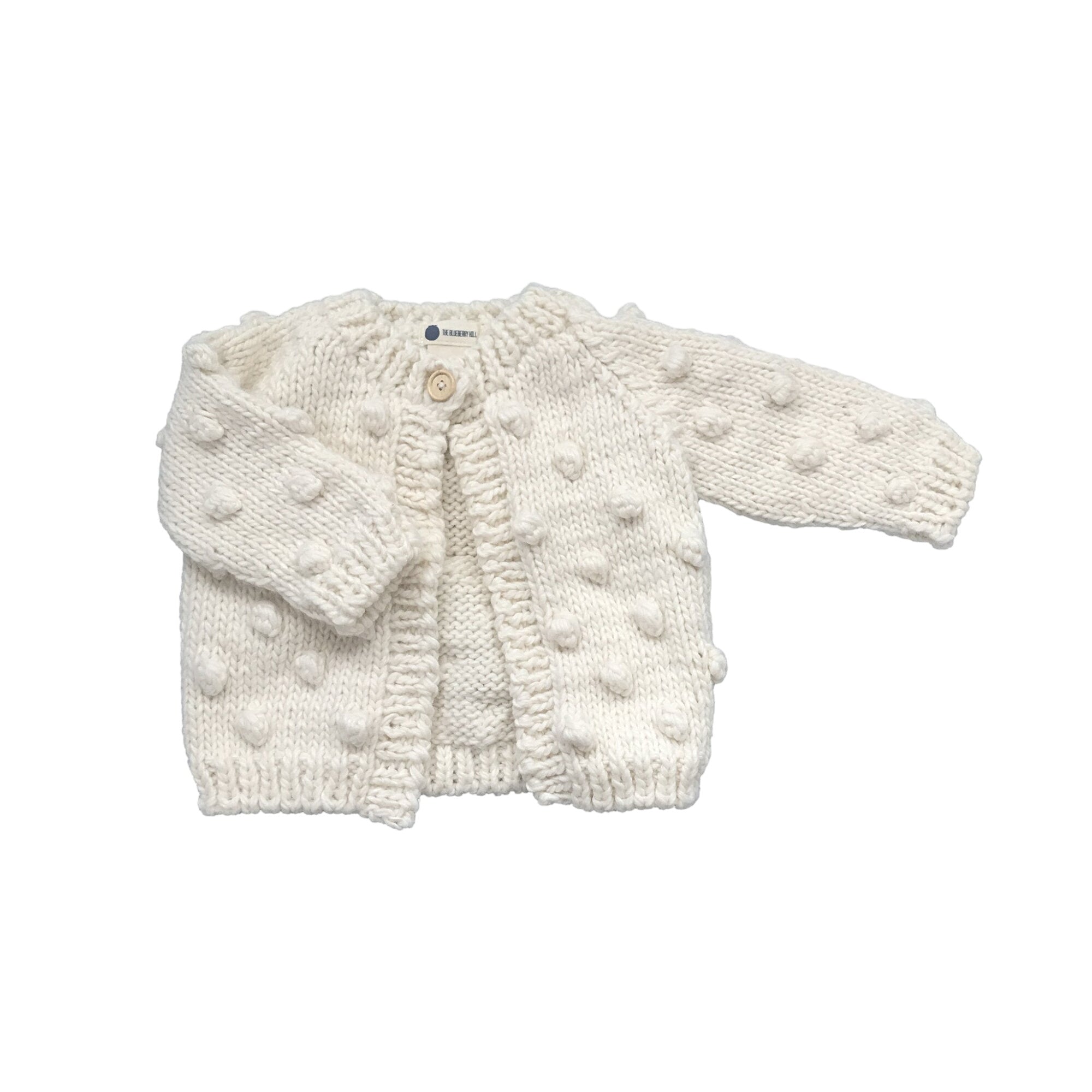 Popcorn Cardigan, Cream