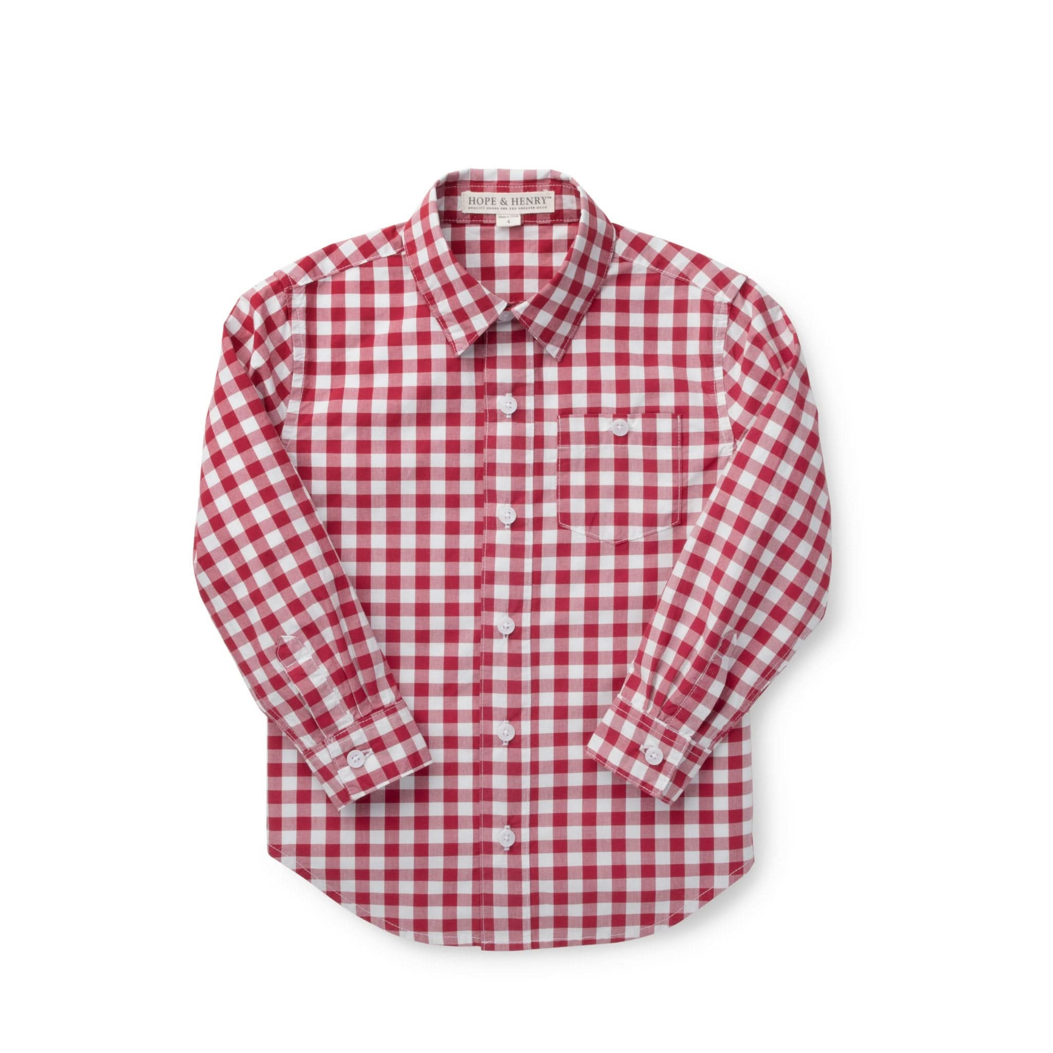 Organic Poplin Button Down Shirt - Baby