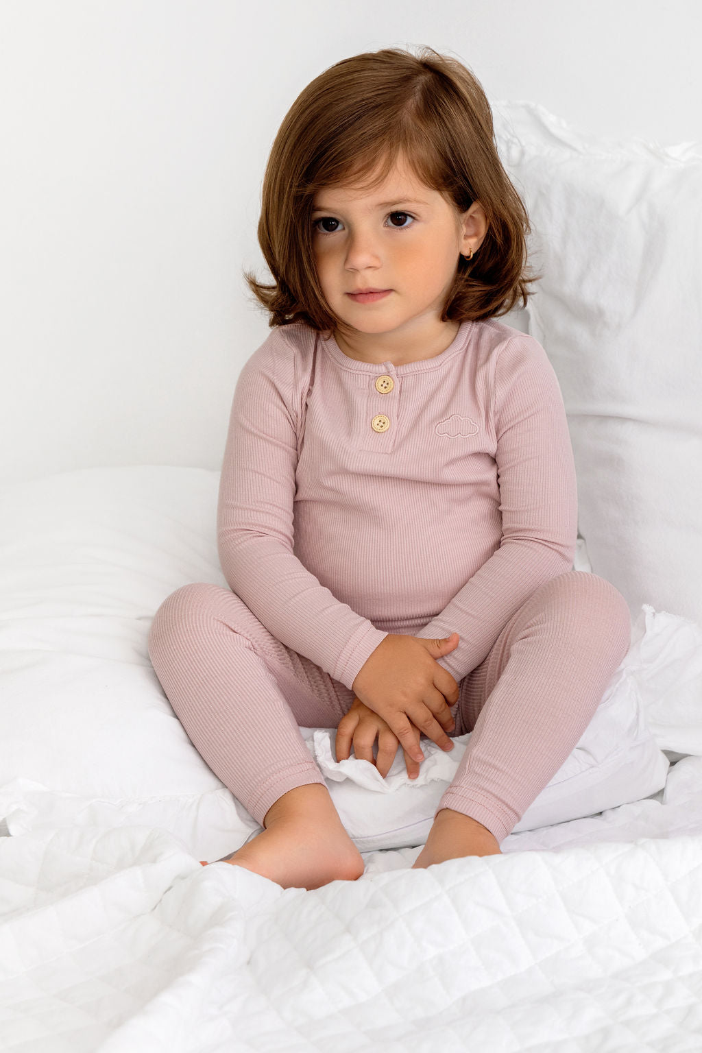 Henley Pj- Blush