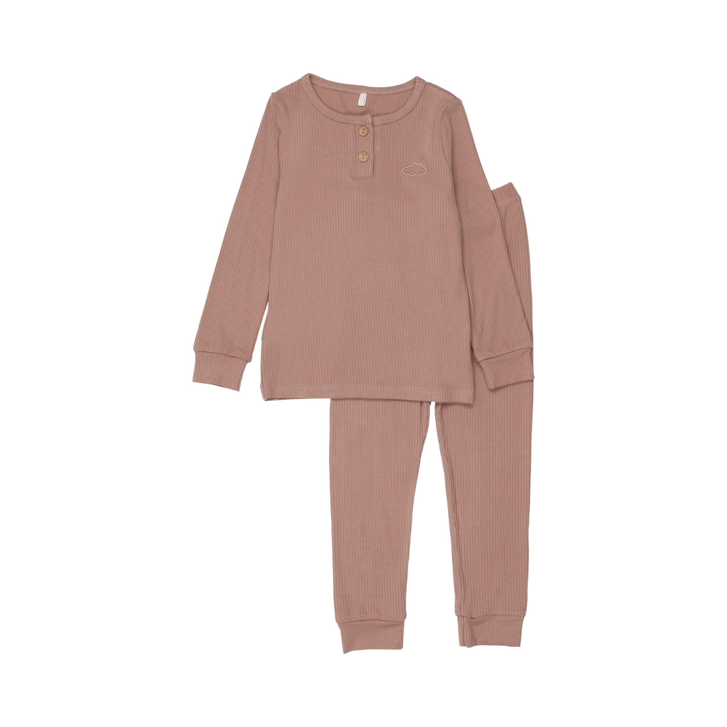 Henley Pj- Dusty Pink