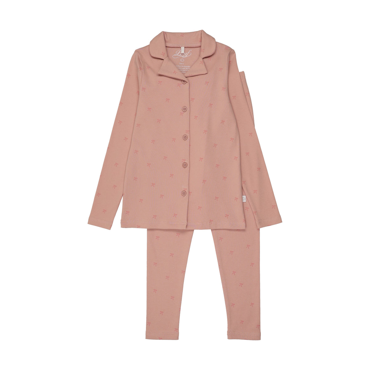 Printed Grandpa Pj-pink