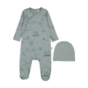 Toile Footie-blue