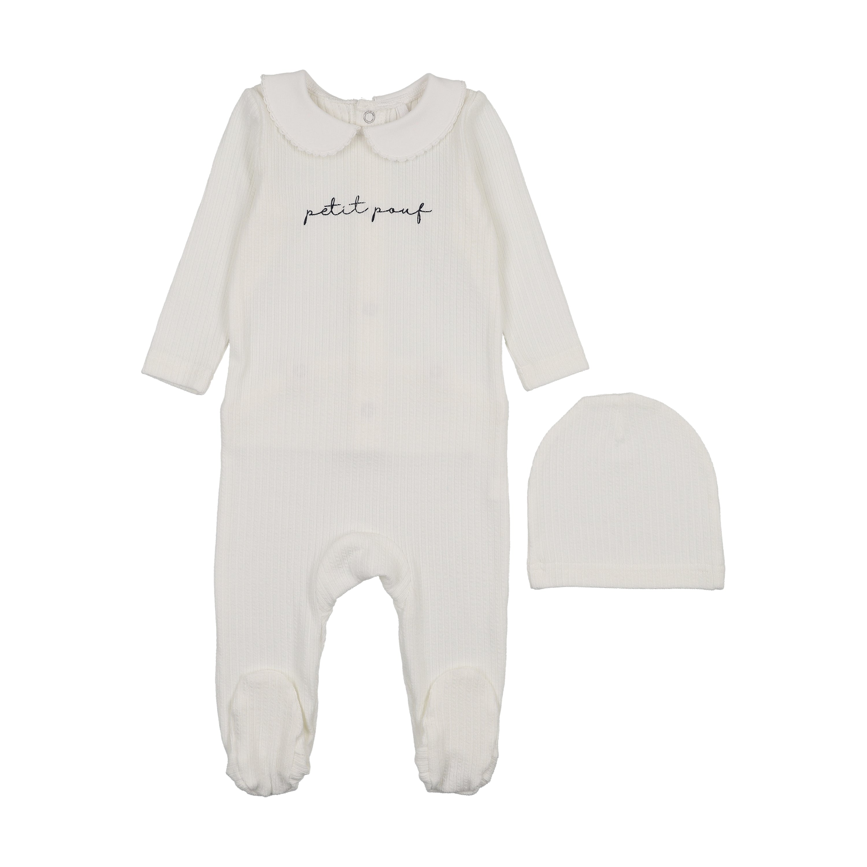 Petit  Footie-white/blue
