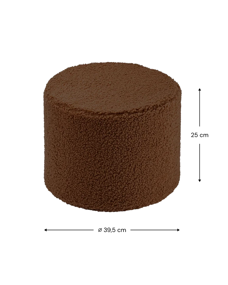 Warm Hazel Pouffe