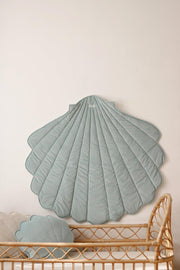 Velvet Powder Mint Shell Mat