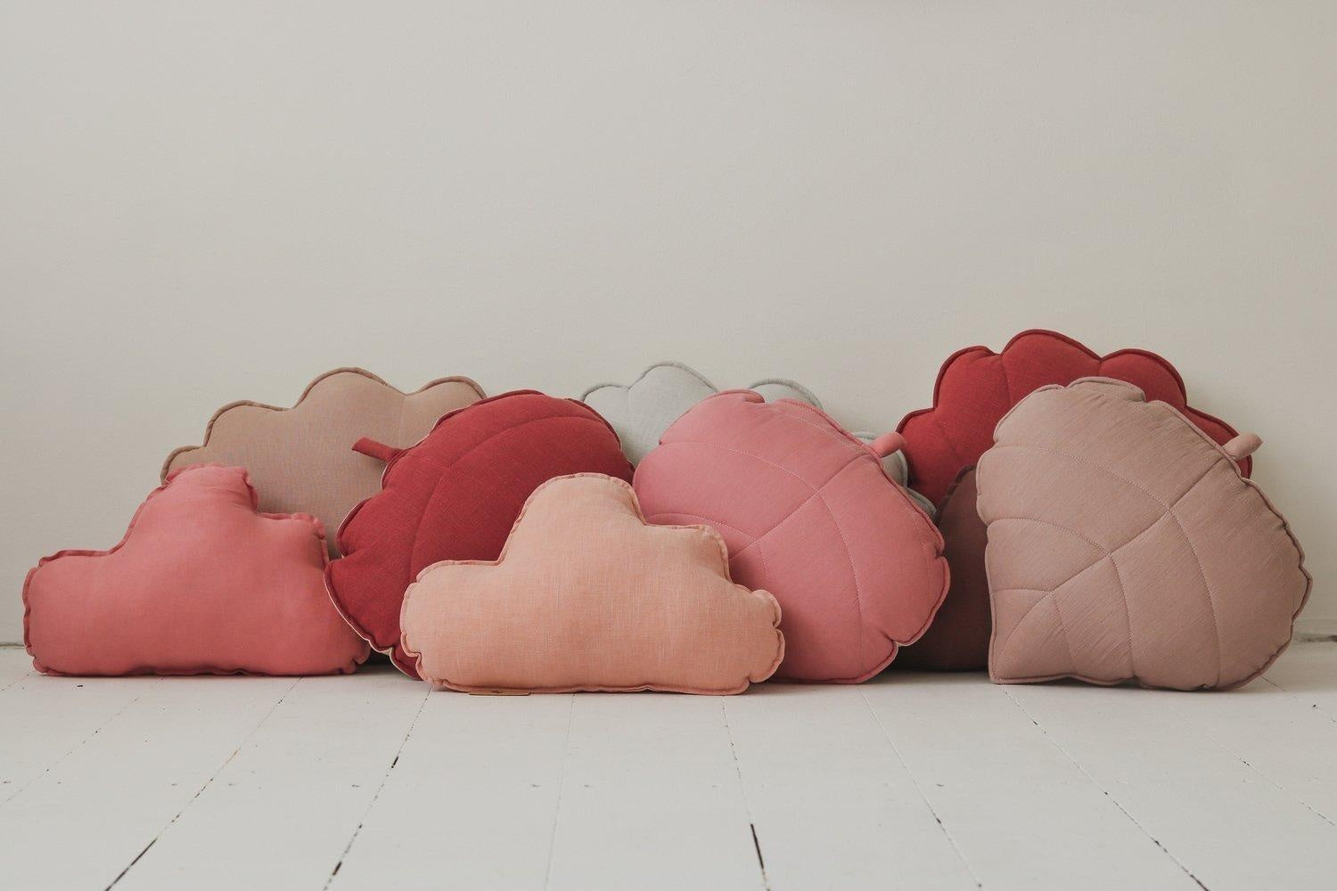 Linen Powder Pink Cloud Pillow