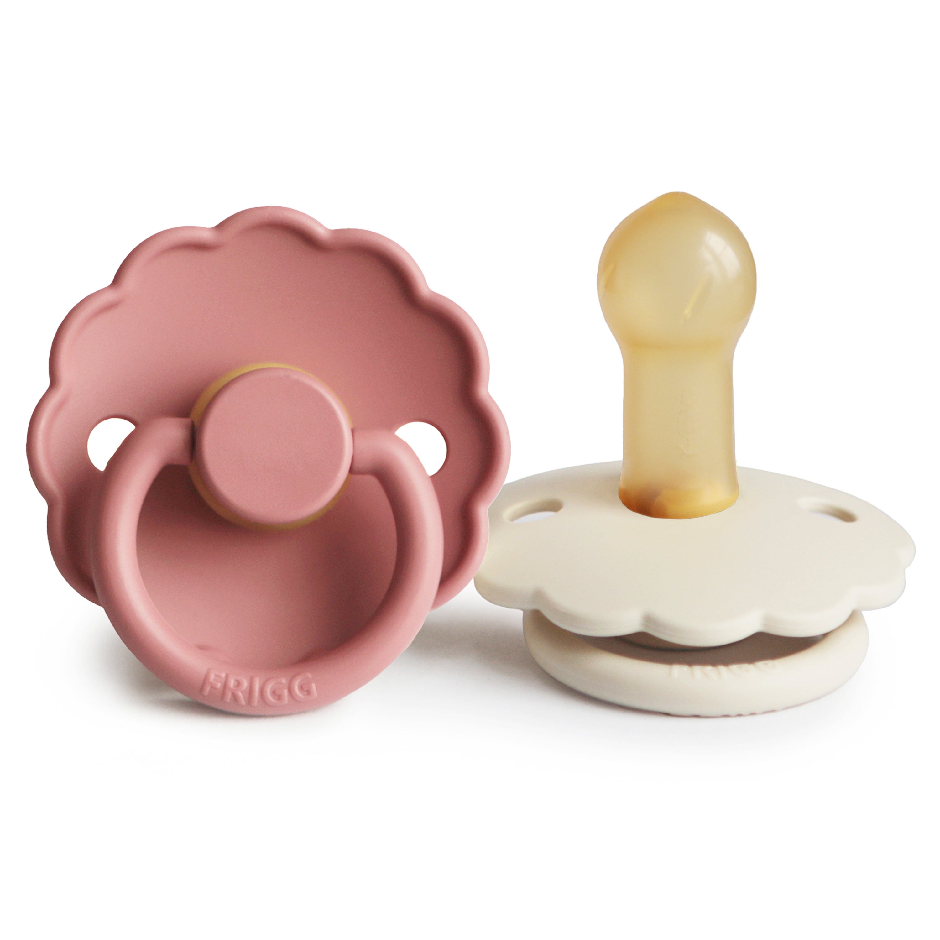 Frigg Daisy Natural Rubber Pacifier 2-pack
