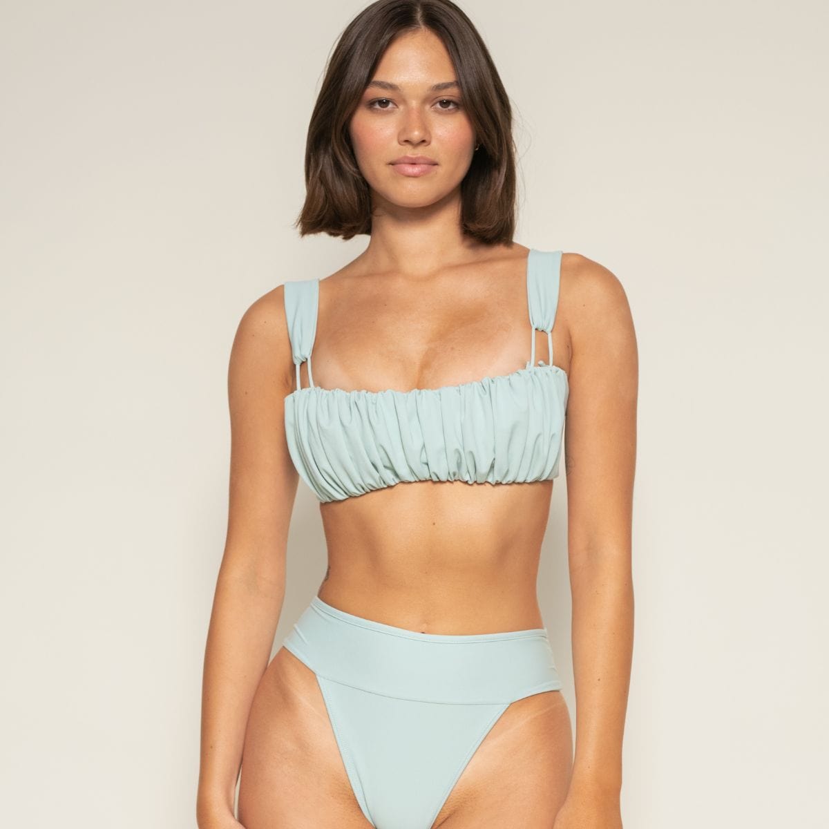 Powder Blue Victoria Bikini Top