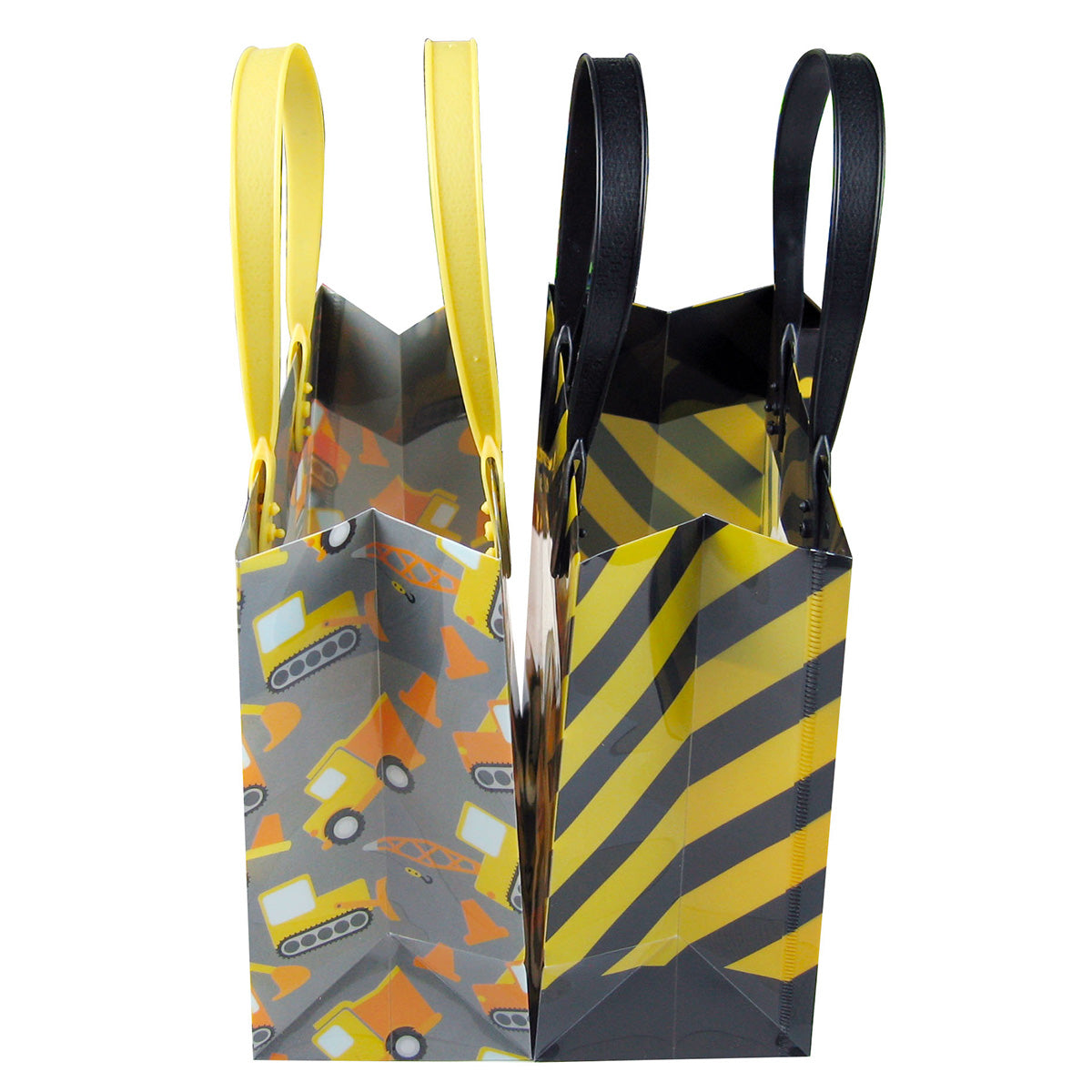 Construction Trucks Party Favor Bags Treat Bags - Set Of 6 Or 12