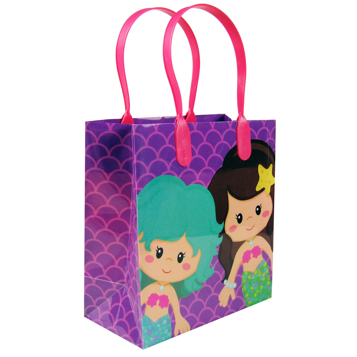 Mermaid Party Favor Bags Treat Bags - Set Of 6 Or 12