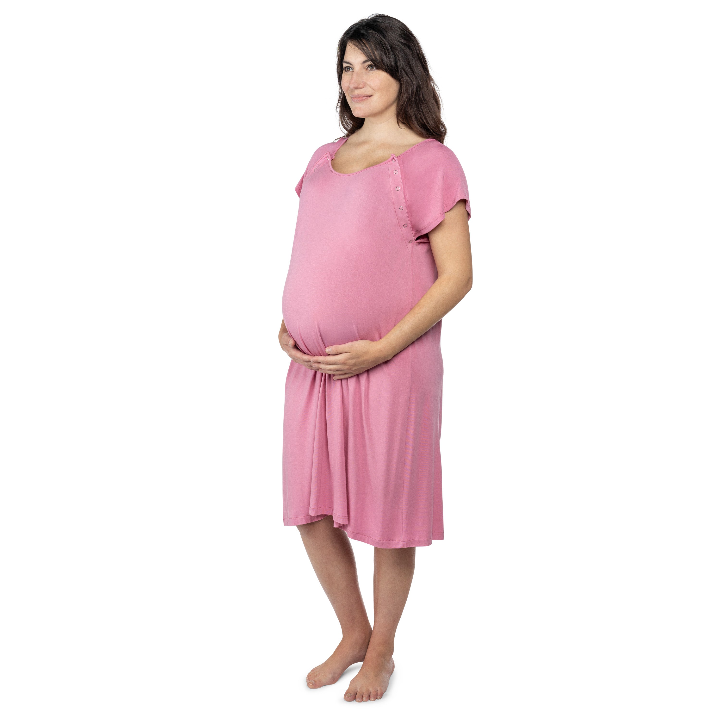 Rose Mommy Labor And Delivery Nursing Hoospital Gown