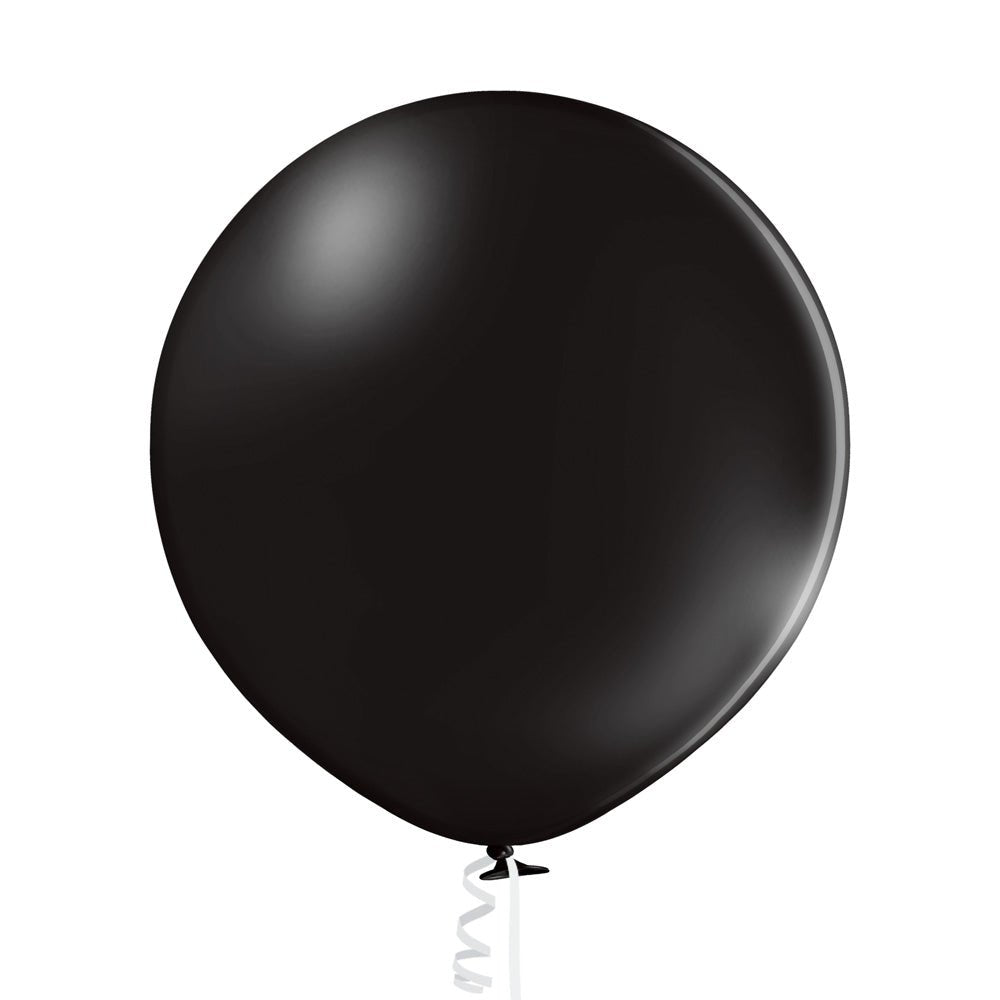 Premium Black Latex Balloon Packs (5", 11”, 16”, 24”, And 36”)