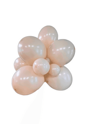 Premium Linen Latex Balloon Cluster (5", 11” And 17”)