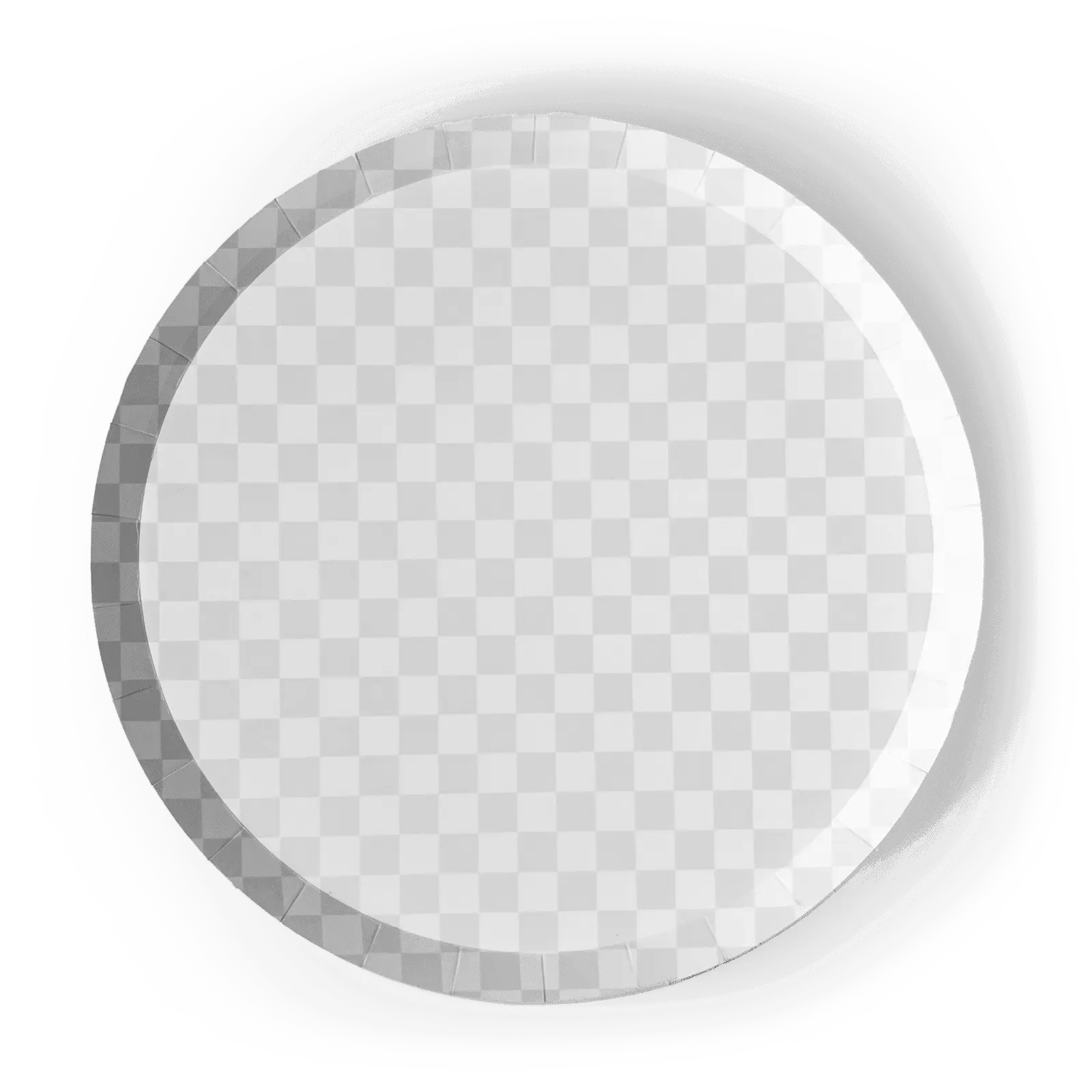 Checkered Light Gray Plate, Xl (set Of 8)