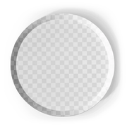 Checkered Light Gray Plate, Xl (set Of 8)
