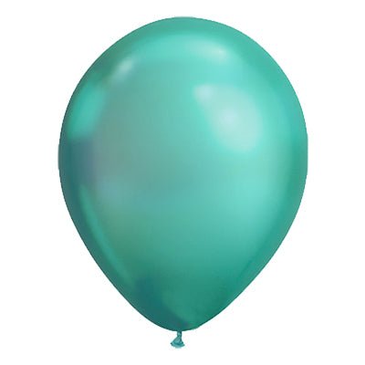 Premium Chrome Green Latex Balloon Packs (5" And 11”)