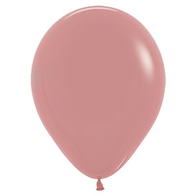 Premium Dusty Rose Latex Balloon Cluster (5", 11 And 17”)