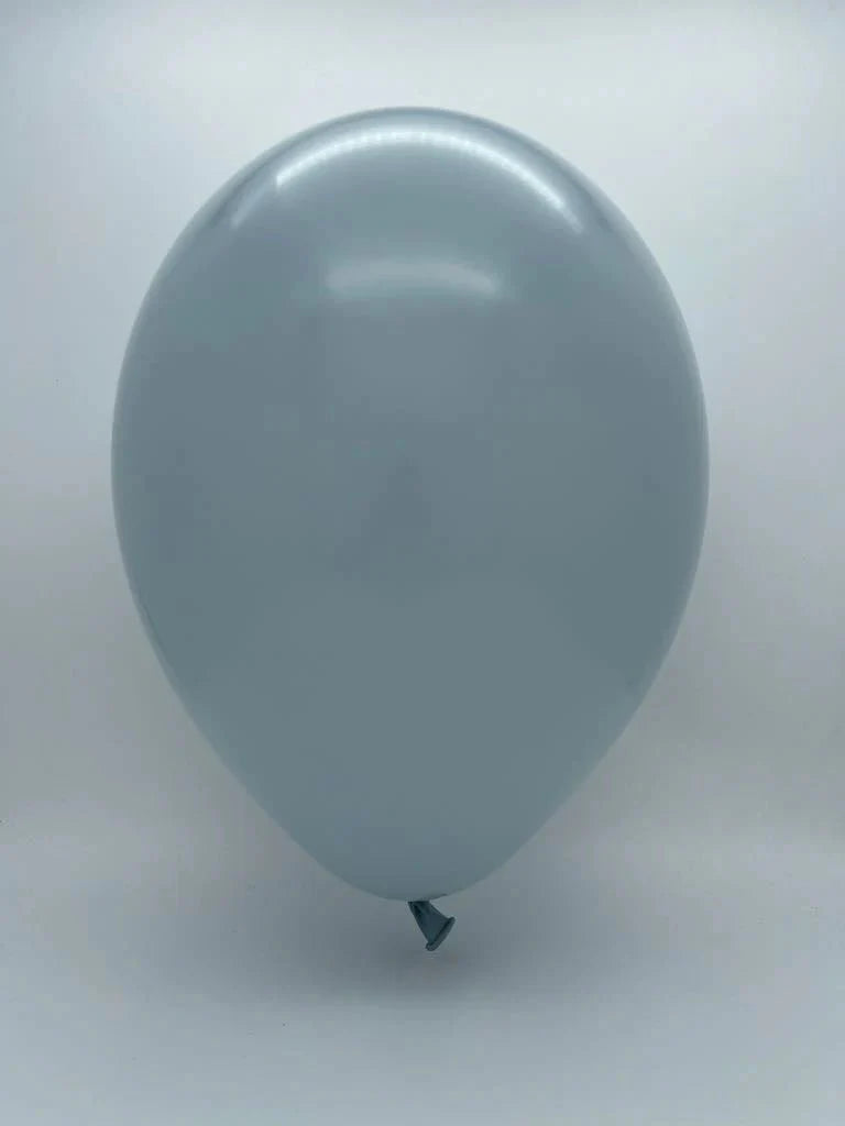 Premium Fog Gray Latex Balloon Cluster (5", 11” And 17”)