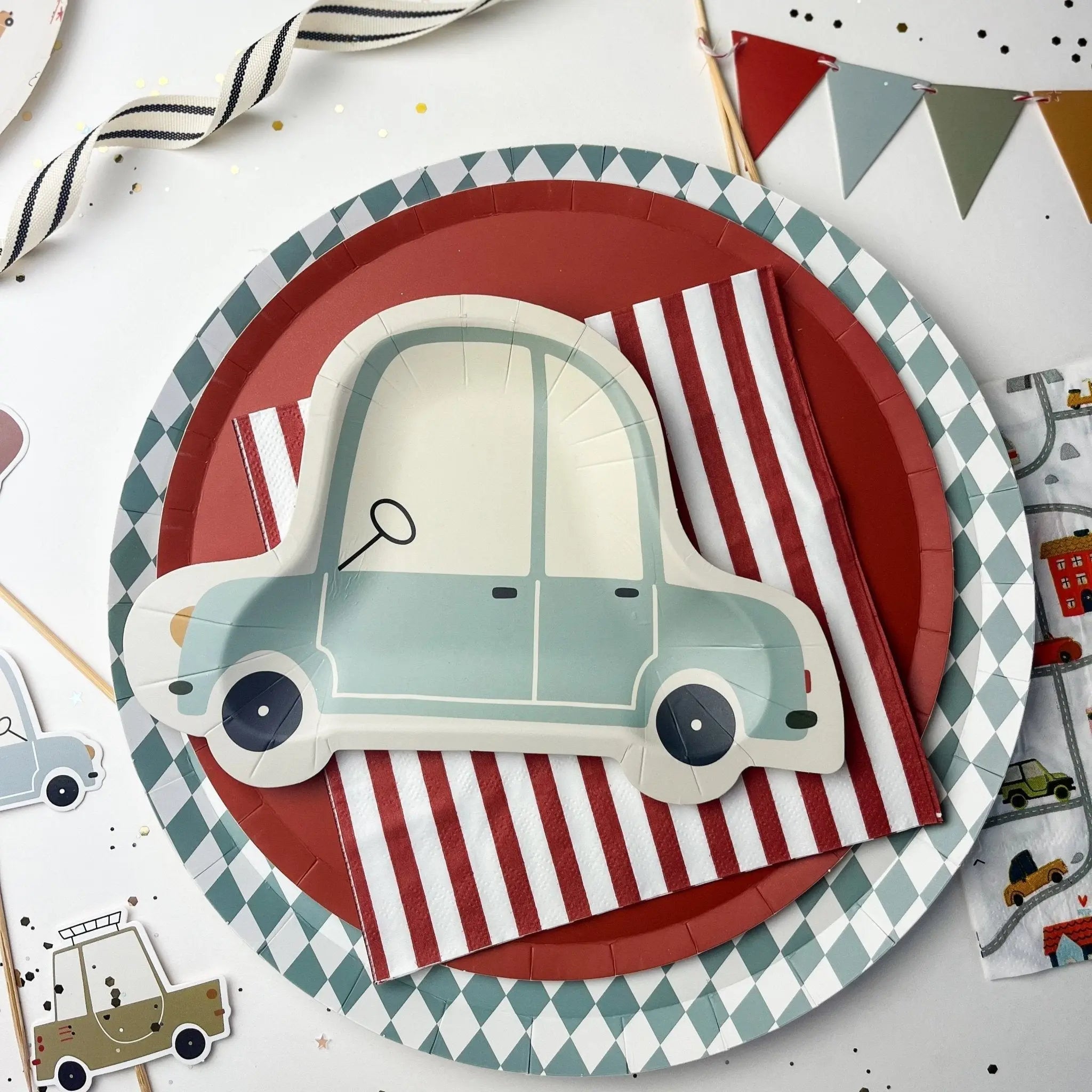 Green Bavarian Check Plate, Xl