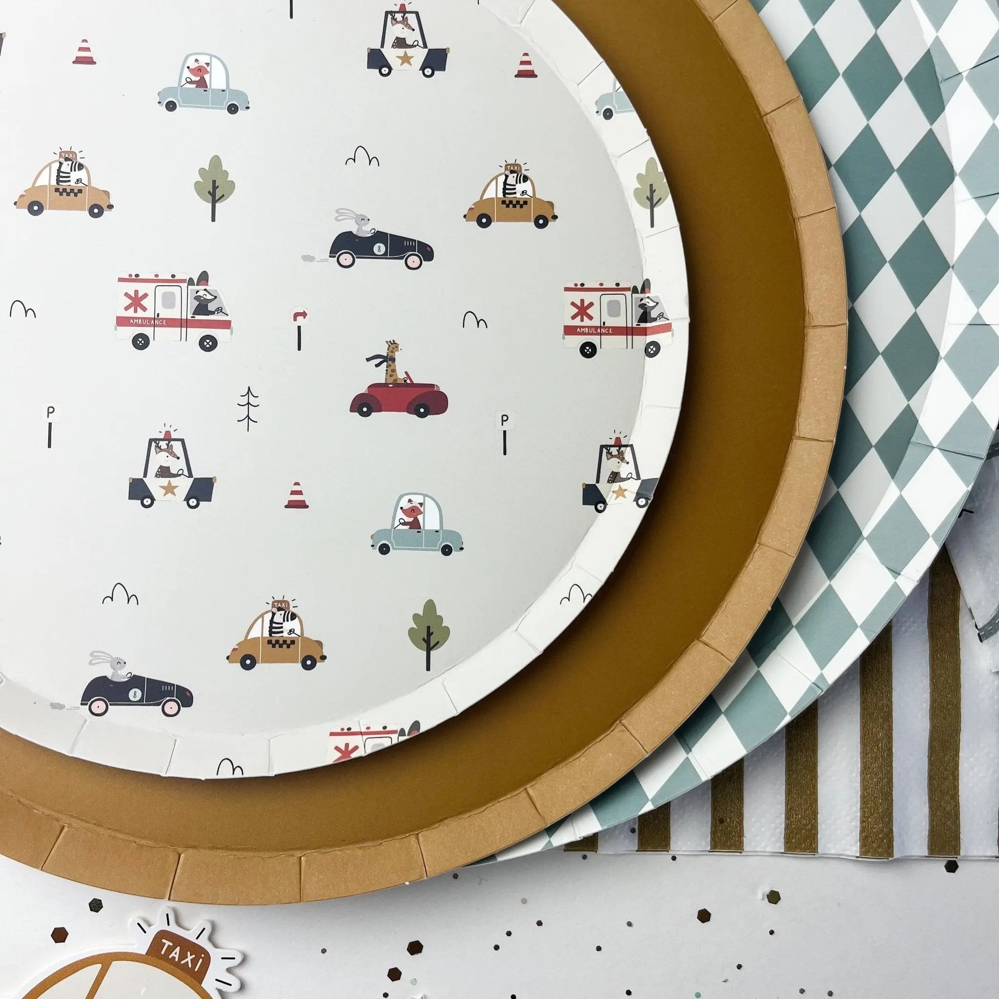 Green Bavarian Check Plate, Xl