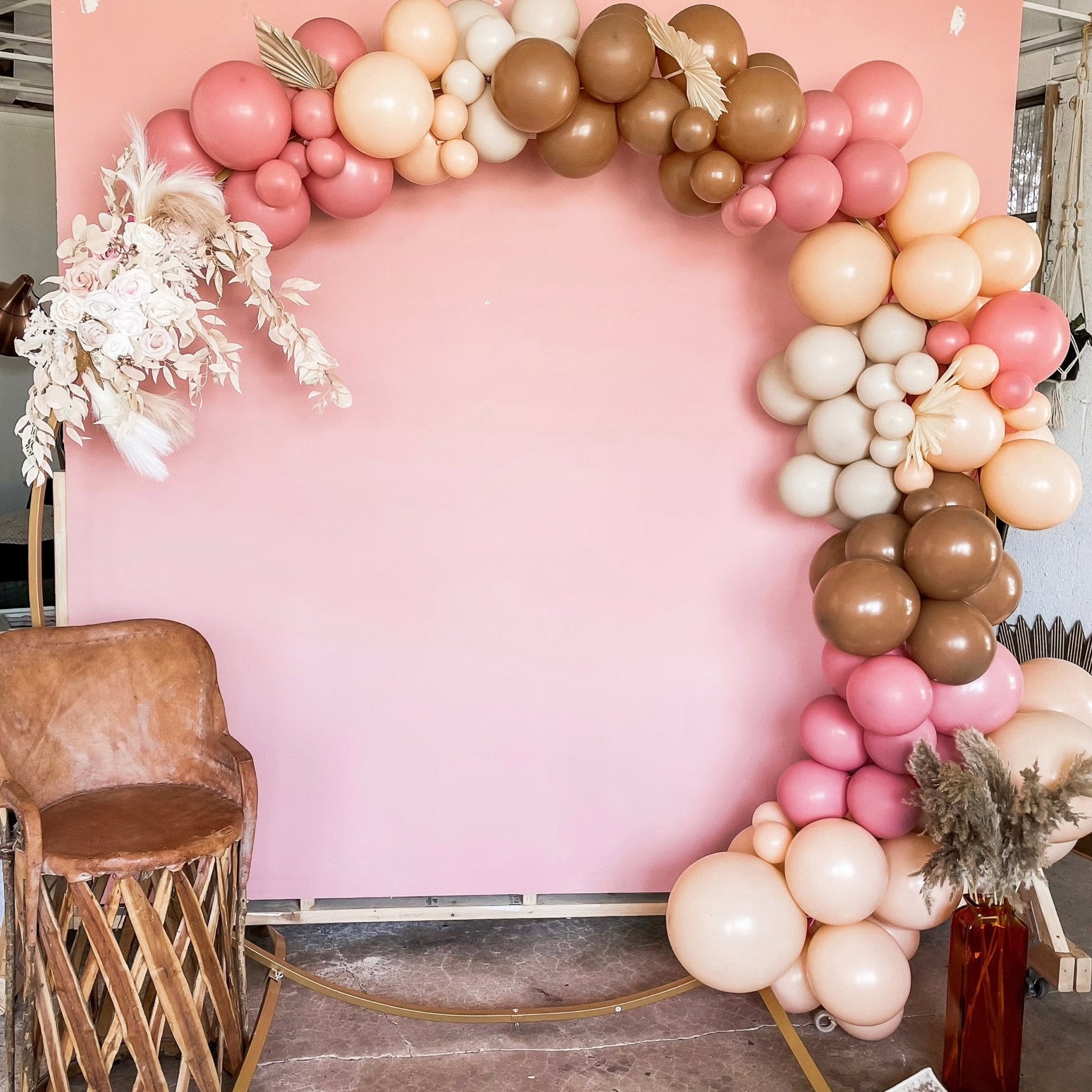 Premium Linen Latex Balloon Cluster (5", 11” And 17”)