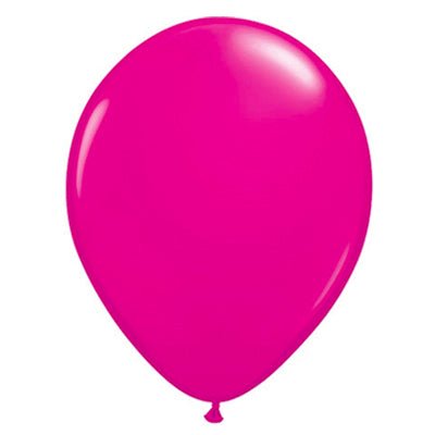 Premium Magenta Latex Balloon Cluster (5", 11” And 17”)