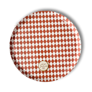 Orange Bavarian Check Plate, Xl