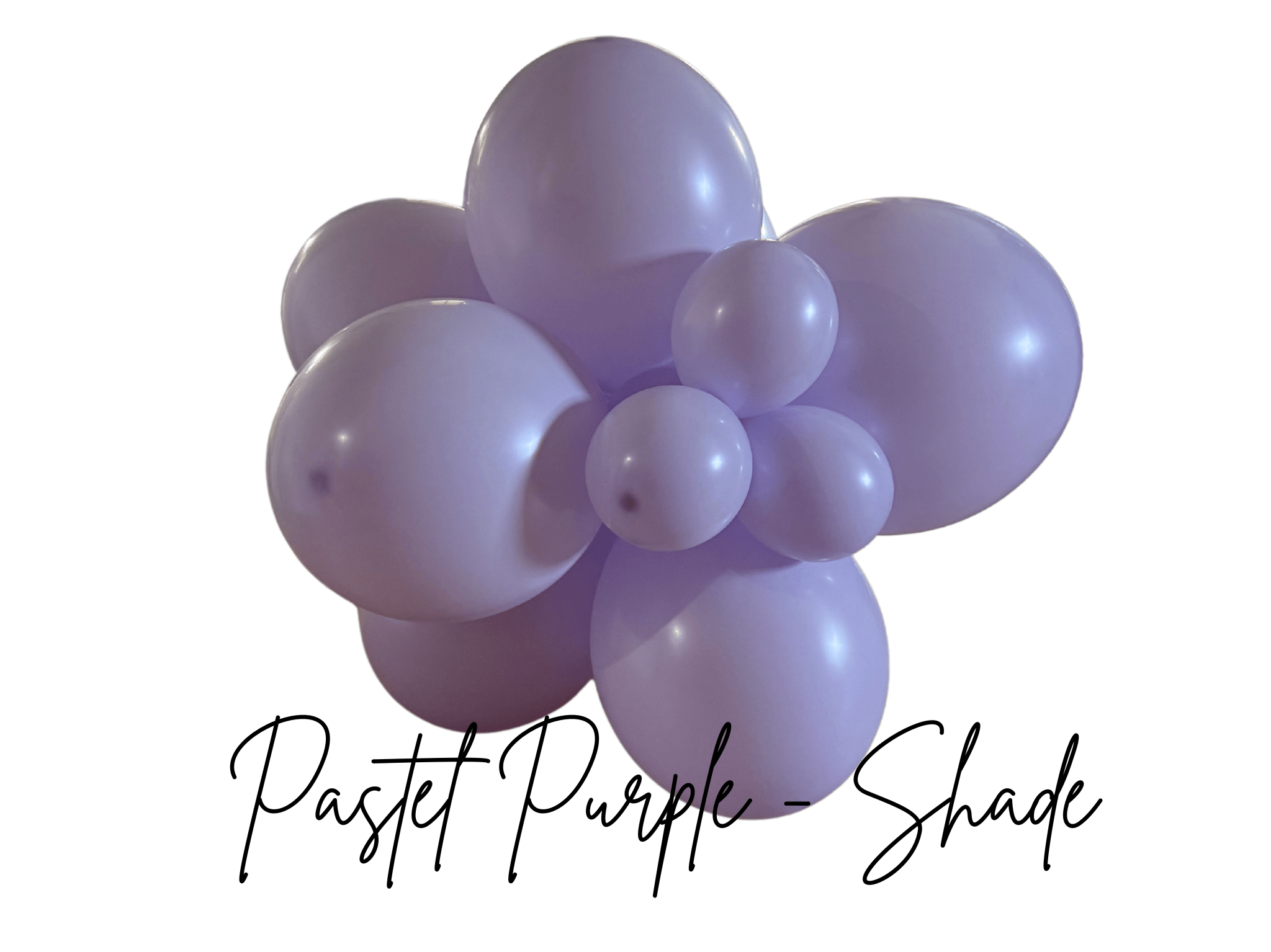 Premium Pastel Lilac Latex Balloon Cluster (5", 11” And 17”)