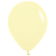 Premium Pastel Yellow Latex Balloon Packs (5", 11”, 16”, 24”, And 36”)