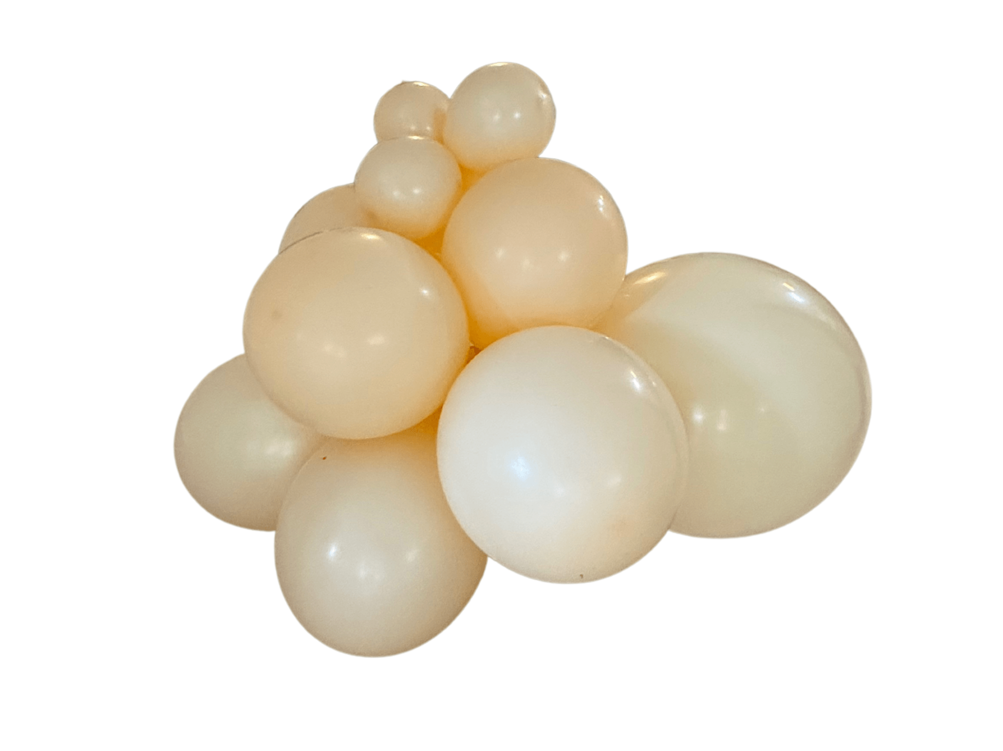Premium Peach Latex Balloon Cluster (5", 11” And 17”)