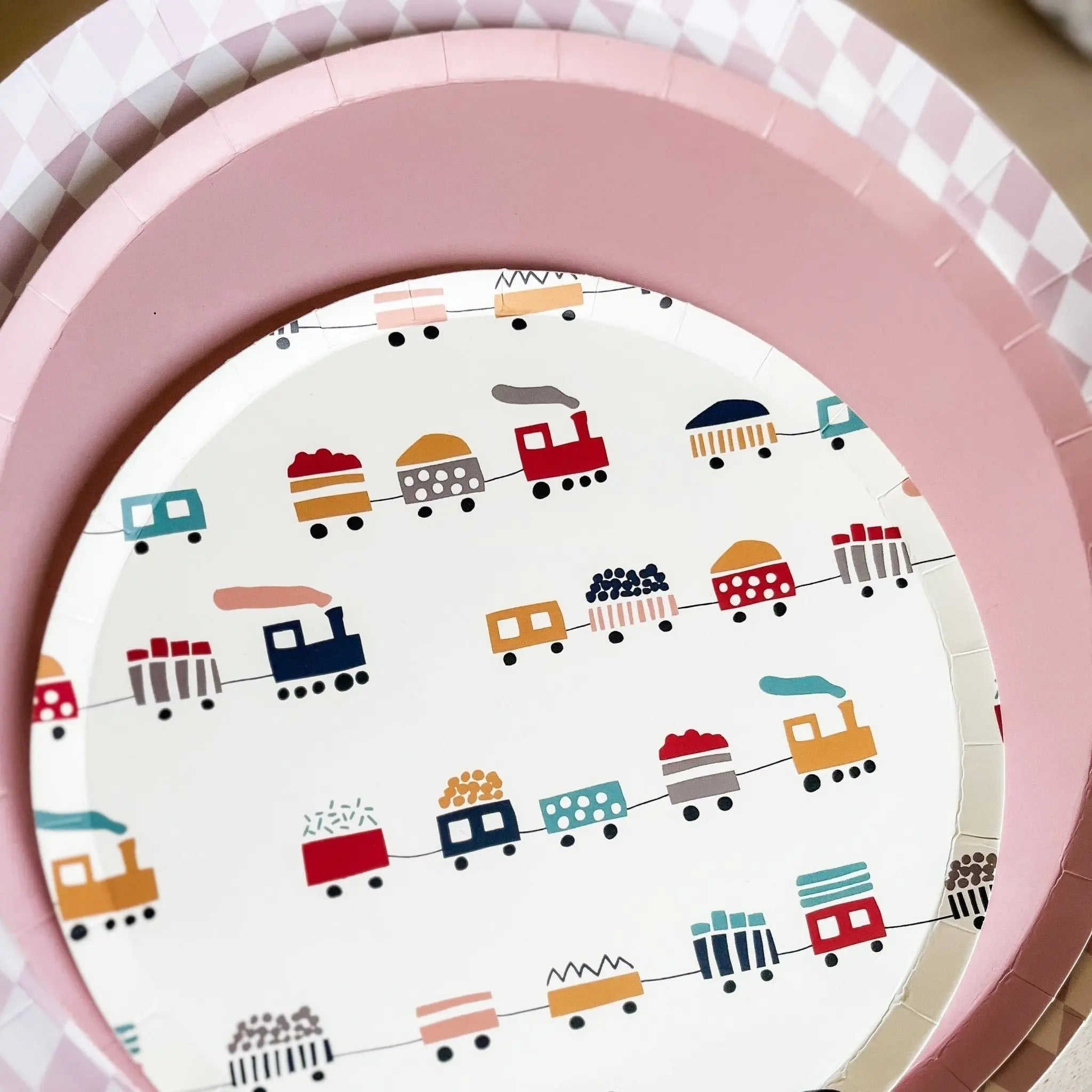 Pink Bavarian Check Plate, Xl