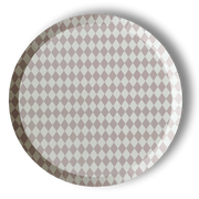 Pink Bavarian Check Plate, Xl