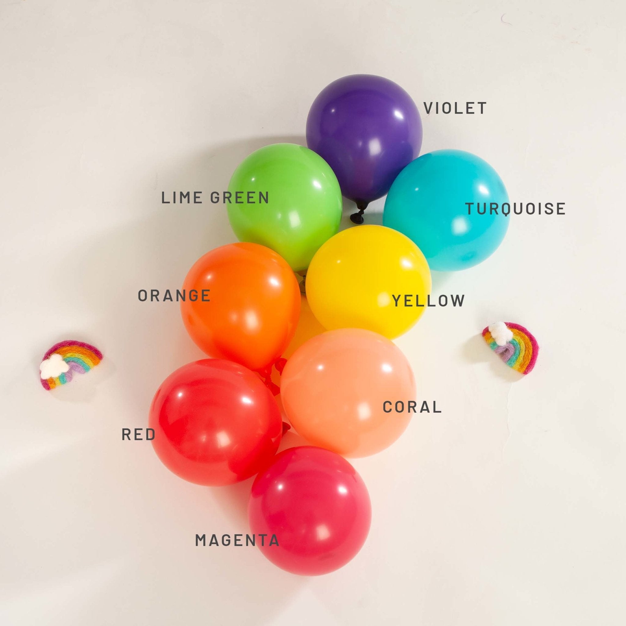 Premium Red Latex Balloon Packs (5", 11”, 16”, 24”, And 36”)