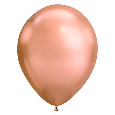 Premium Rose Gold Metallic Latex Balloon Cluster (5", 11” And 17”)