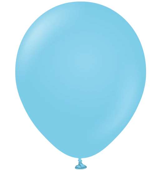 Premium Sky Blue Latex Balloon Packs (5", 11” And 16”)