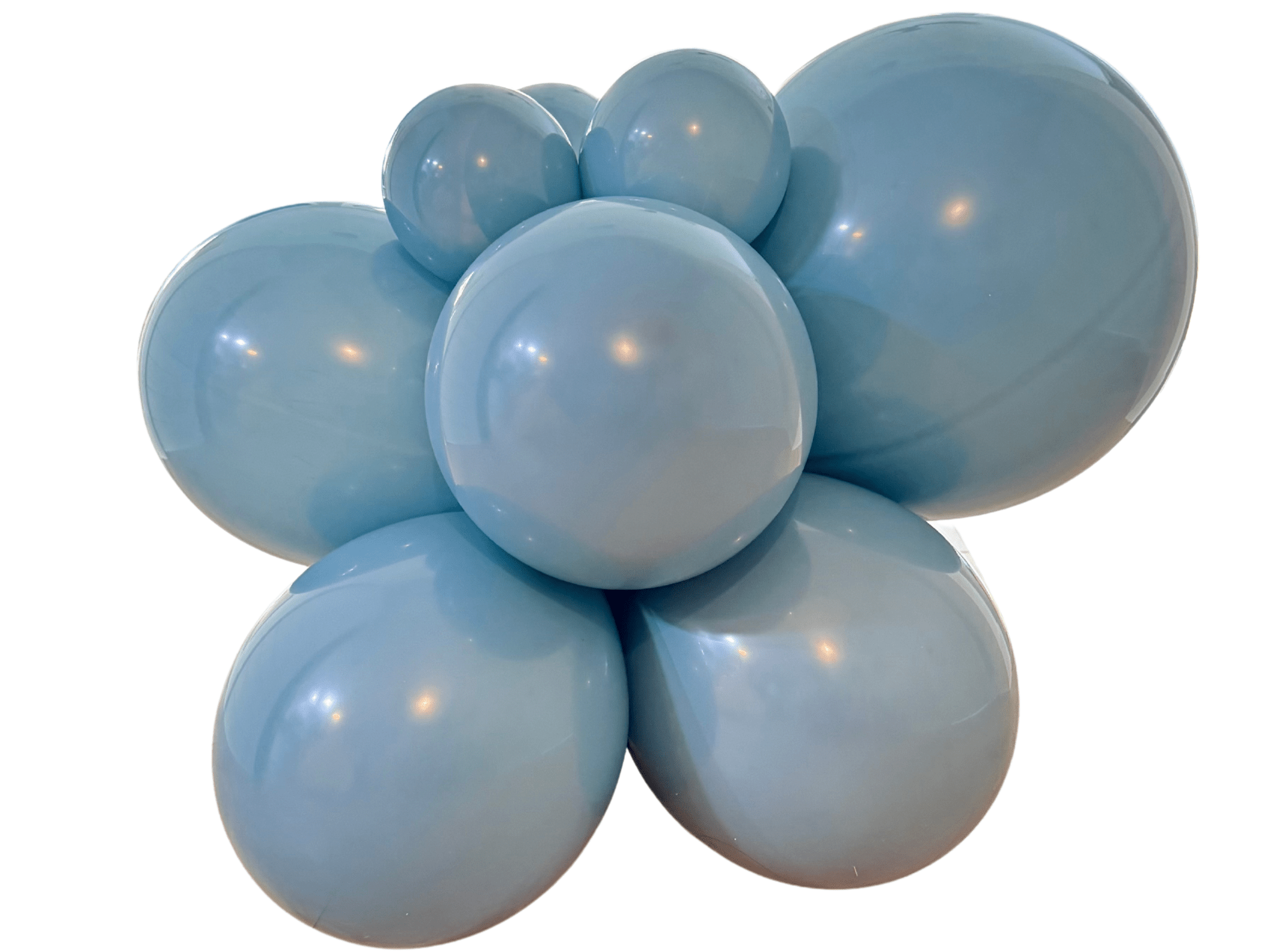 Premium Slate Blue Latex Balloon Cluster (5", 11” And 17”)
