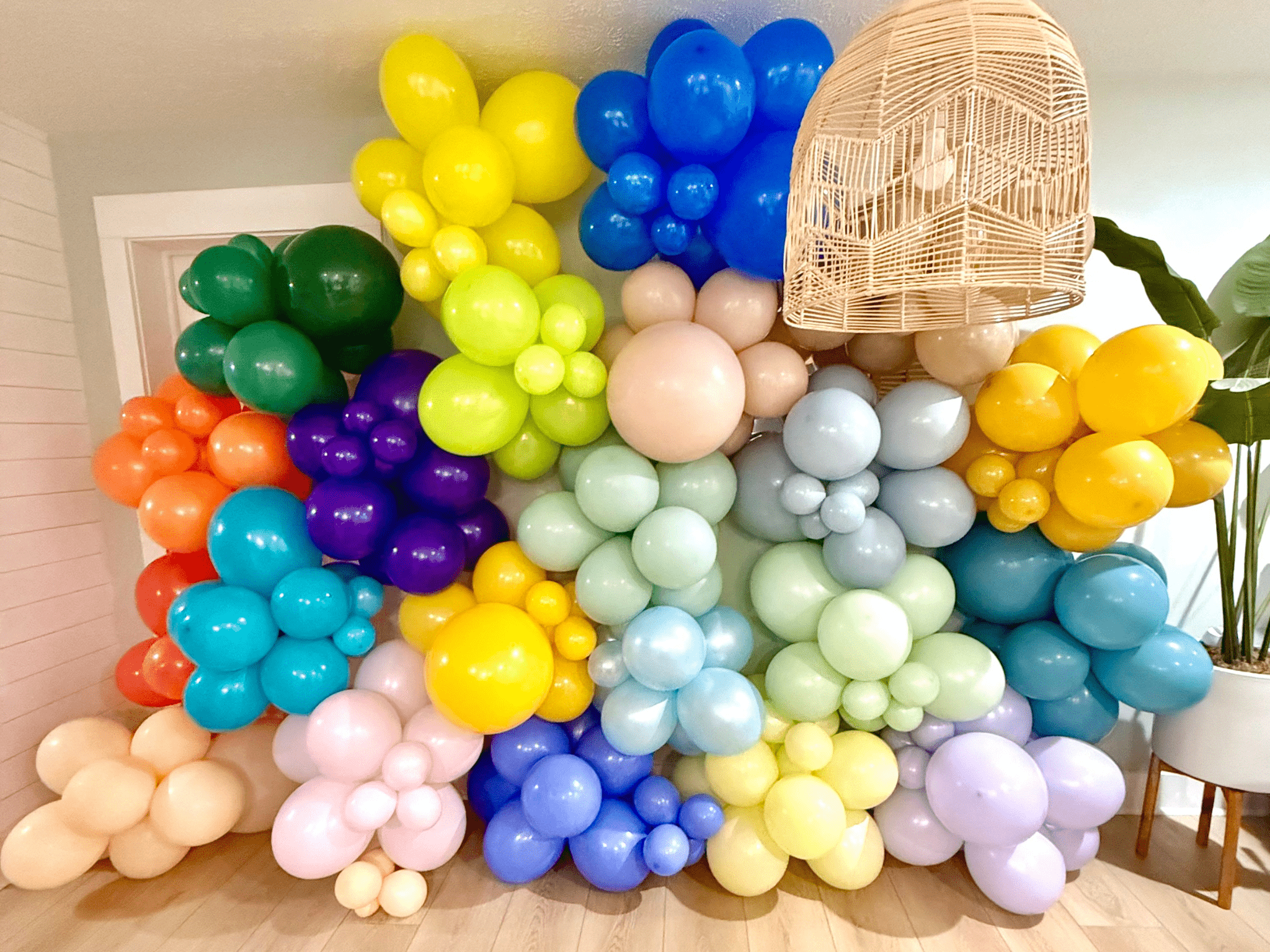 Premium Violet Latex Balloon Cluster (5", 11” And 17”)