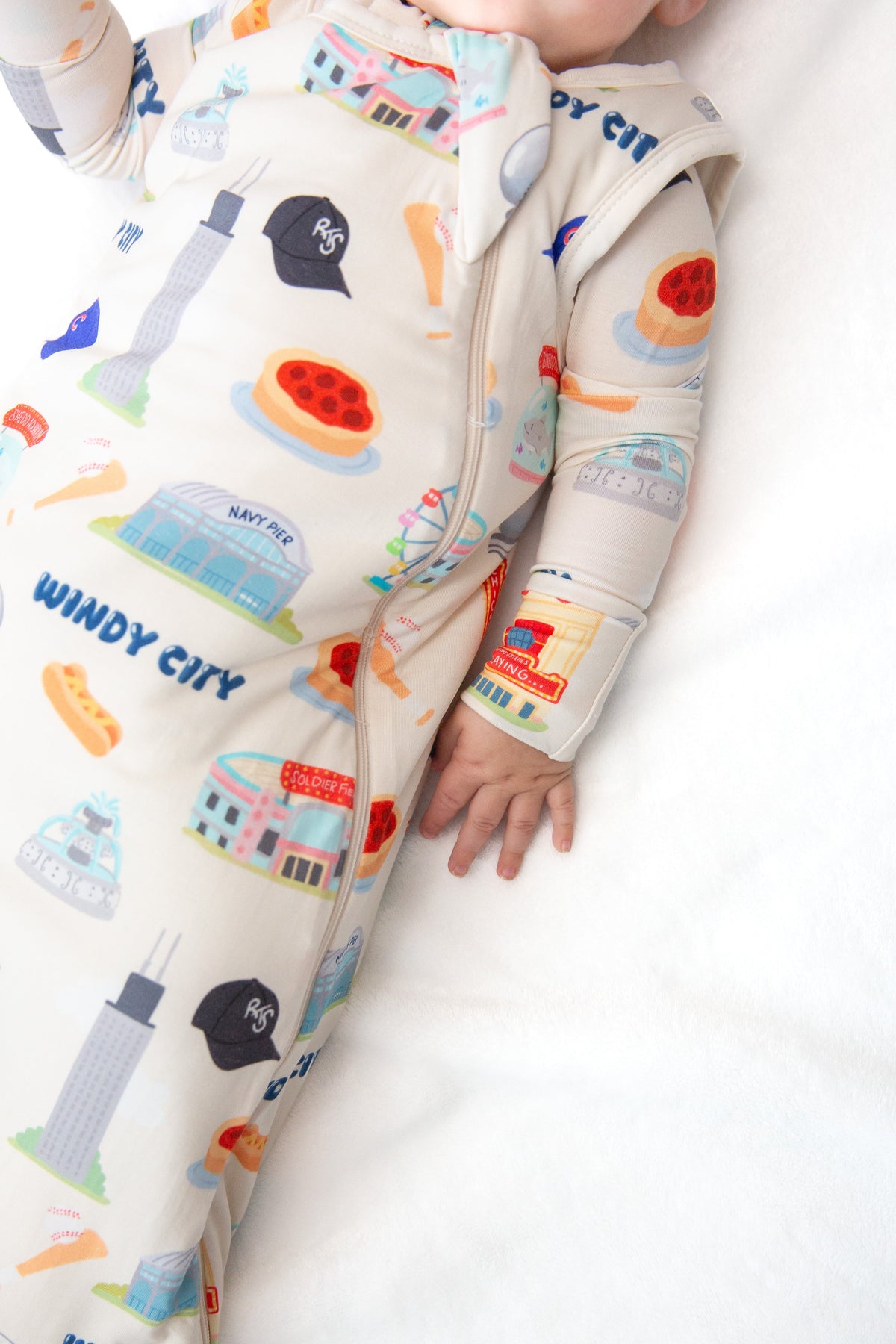 My First Windy City Bamboo Sleep Sack | Limited Edition Chicago Baby Sleep Bag